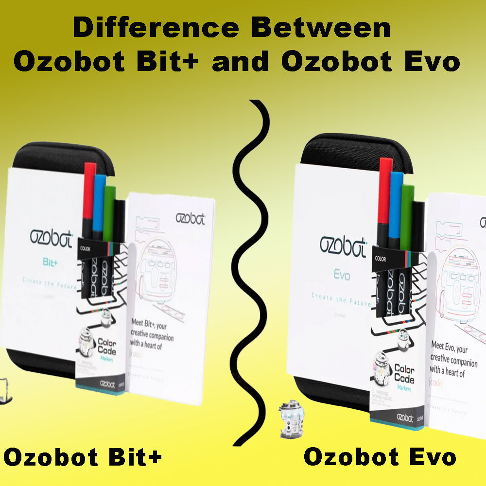 What is the Difference Between Ozobot Bit and Ozobot Evo