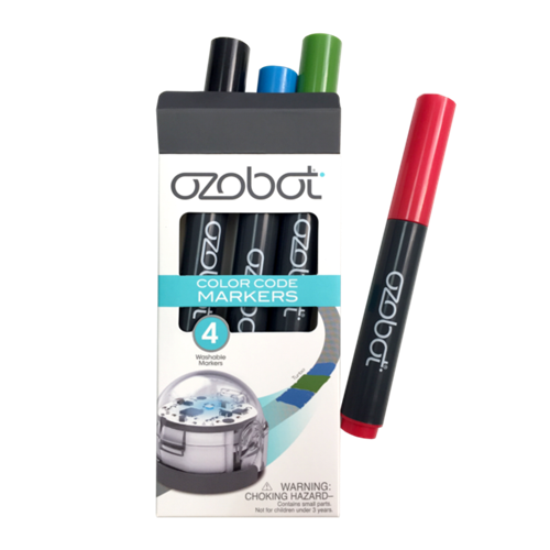 Ozobot Washable Markers, Black