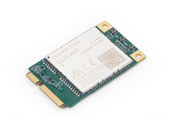 LTE Cat 4 EC25-AUXGR-mini-PCIe - 2G/3G/4G communication, built-in multiple GNSS, Latin America and Australia and New Zealand operators