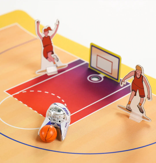 Ozobot Challenge Mat: Basketball