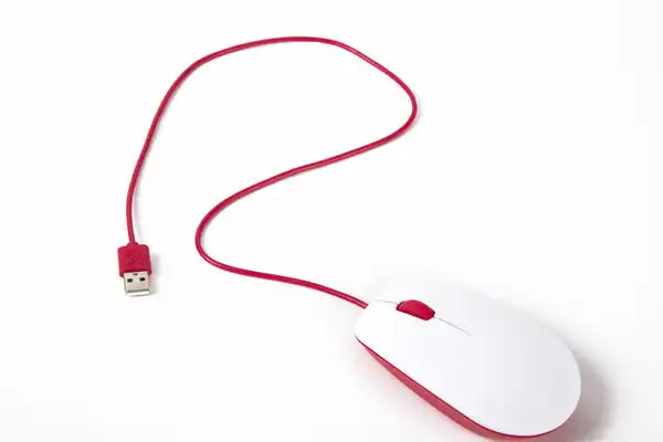 Raspberry Pi Mouse - Red and White