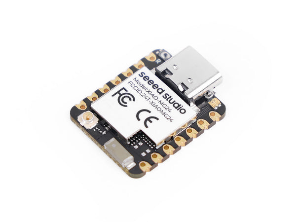 XIAO MG24 - Silicon Labs EFR32MG24, Matter® Native over Thread/BLE 5.3, Arduino Compatible, 1.95μA Ultra-Low-Power, On-Board Antenna, 19 GPIOs