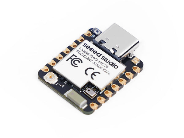 XIAO MG24 Sense - Silicon Labs EFR32MG24, Matter® Native over Thread® /BLE 5.3, Arduino® Compatible, 1.95μA Ultra-Low-Power, On-Board IMU/Micphone/Antenna, 19 GPIOs