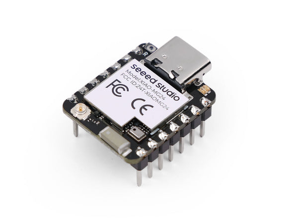 Seeed Studio XIAO MG24 Sense (Pre-Soldered) - Silicon Labs EFR32MG24, Matter® Native over Thread/BLE 5.3, Arduino Compatible, 1.95μA Ultra-Low-Power, On-Board IMU/Micphone/Antenna, 19 GPIOs