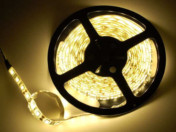 Warm white LED weatherproof flexi-strip 60 LED - 3m