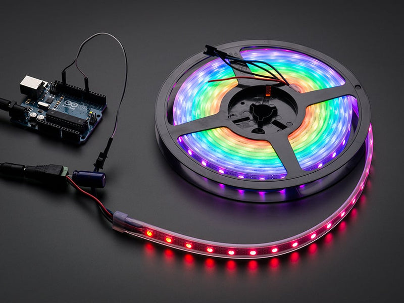 Adafruit NeoPixel Digital RGB LED Strip - Black 60 LED 3m