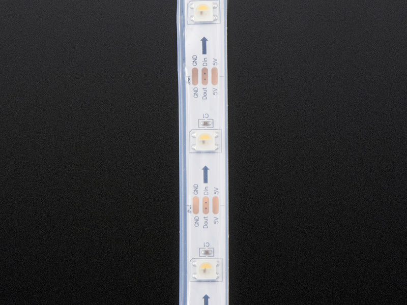 Adafruit NeoPixel Digital RGBW LED Strip - White PCB 30 LED/m 4m