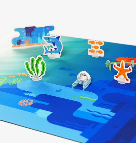 Ozobot Challenge Mat: Ocean Explorer