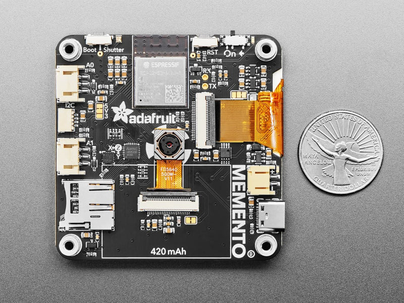 MEMENTO - Python Programmable DIY Camera - Bare Board