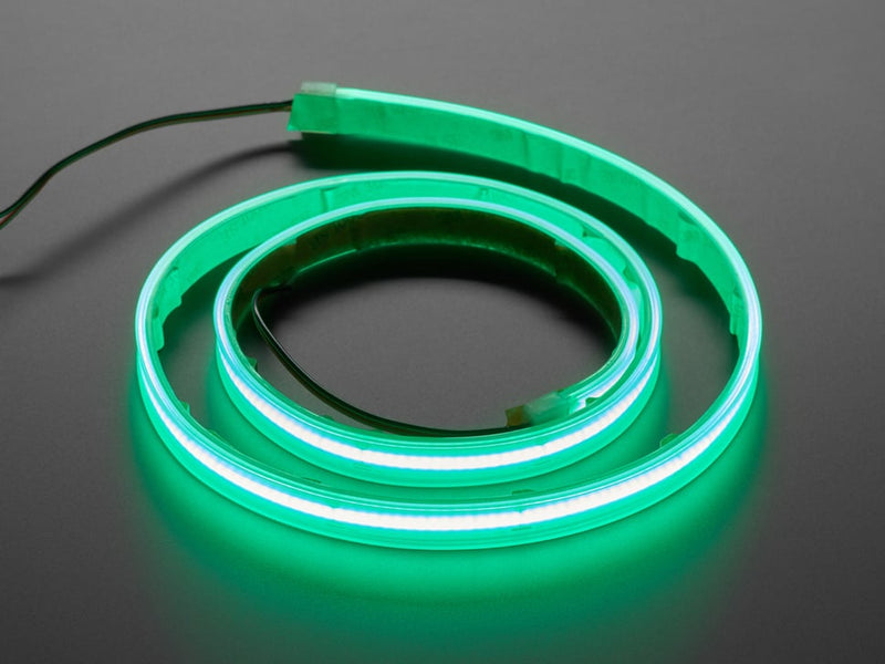 Flexible 12V LED Strip - 480 LEDs per meter - 1m long - Green