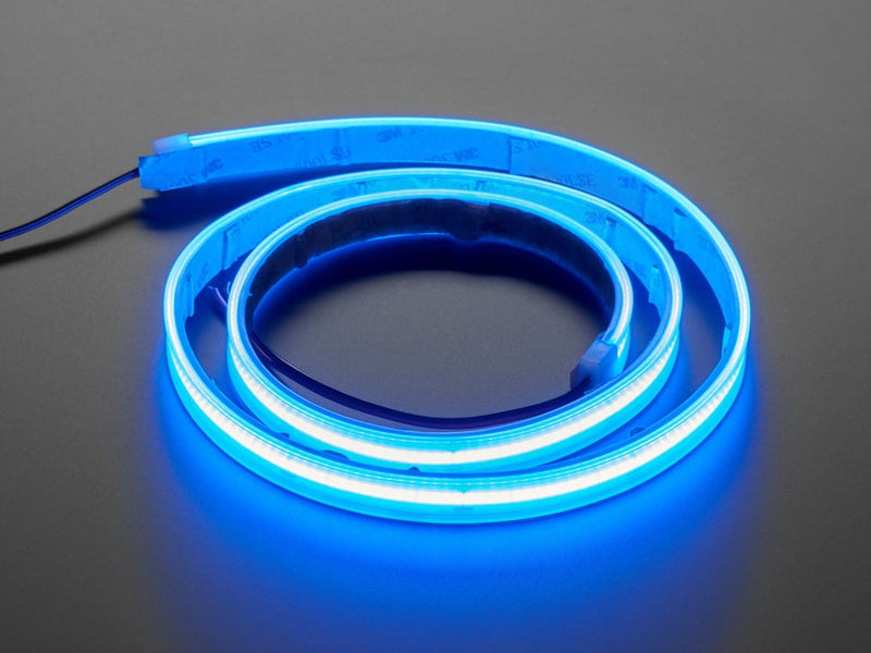 Flexible 12V LED Strip - 480 LEDs per meter - 1m long - Blue