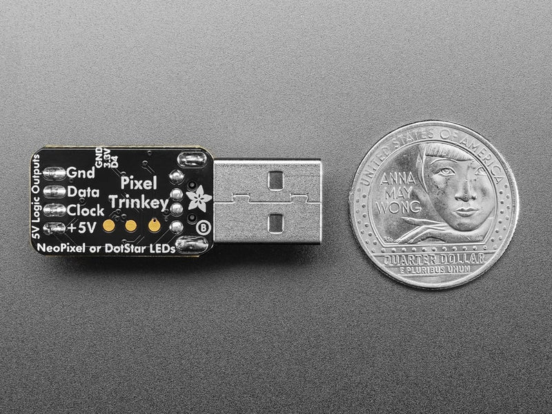 Adafruit Pixel Trinkey - USB Key for NeoPixel / DotStar Driving