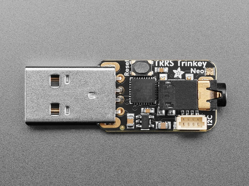 Adafruit TRRS Trinkey - USB Key for Assistive Technology