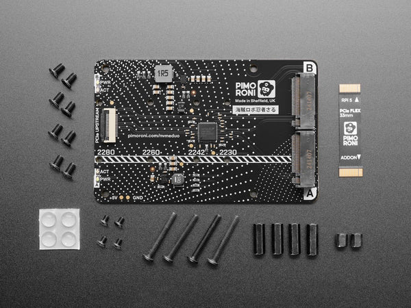 Pimoroni NVMe Base Duo for Raspberry Pi 5