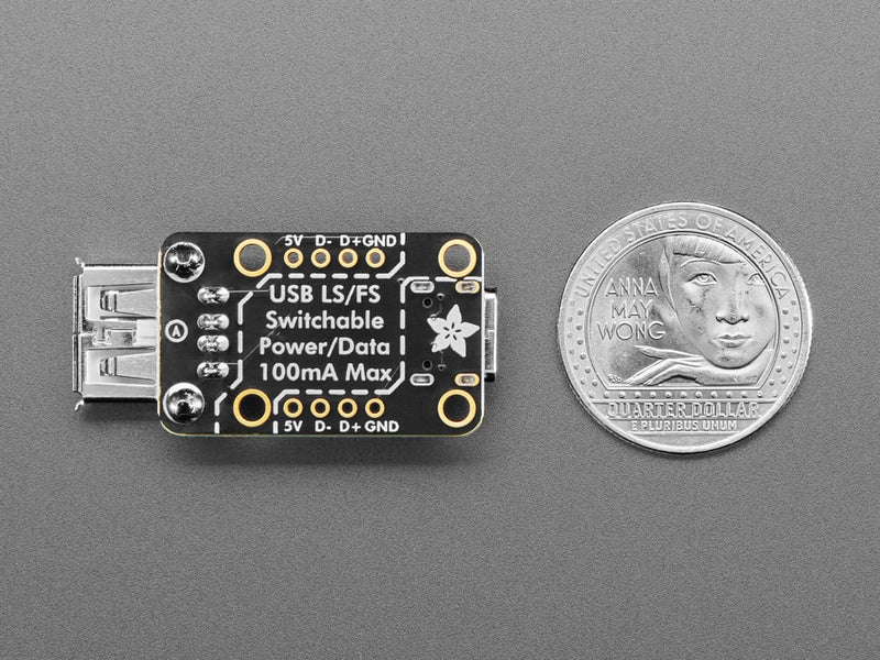 Adafruit Switchable USB Type A to C Breakout Board