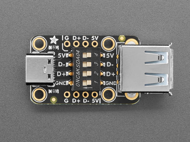 Adafruit Switchable USB Type A to C Breakout Board