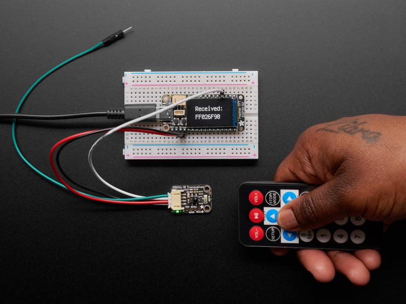 Adafruit Infrared IR Remote Transceiver - STEMMA JST PH 2mm