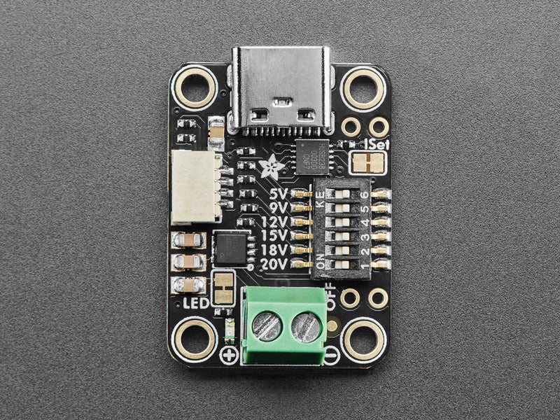 Adafruit USB Type C Power Delivery Dummy - I2C or Switchable