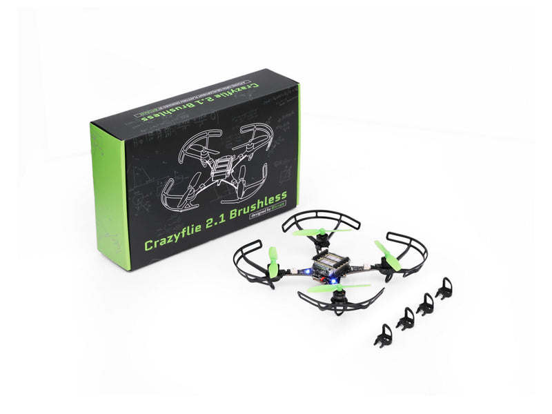 Crazyflie 2.1 Brushless Version - Open Source Mirco Quadcopter Drone,Support BLUETOOTH5 Le,Robotics,Suitable for Indoor/Small Space/High Density