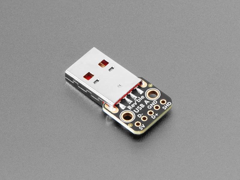 Adafruit Reversible USB Type A Plug Connector Breakout