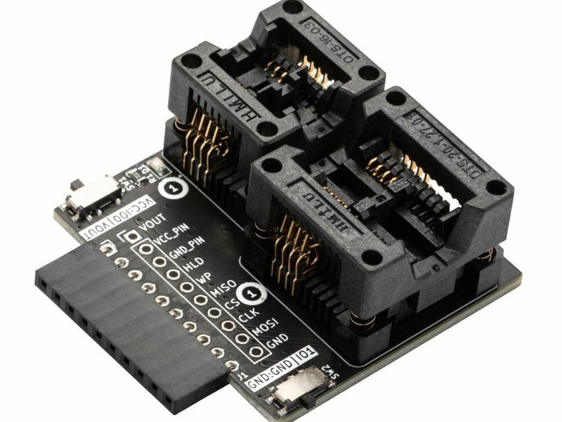 Bus Pirate 5 SOIC / SOP8 SPI Flash Adapter