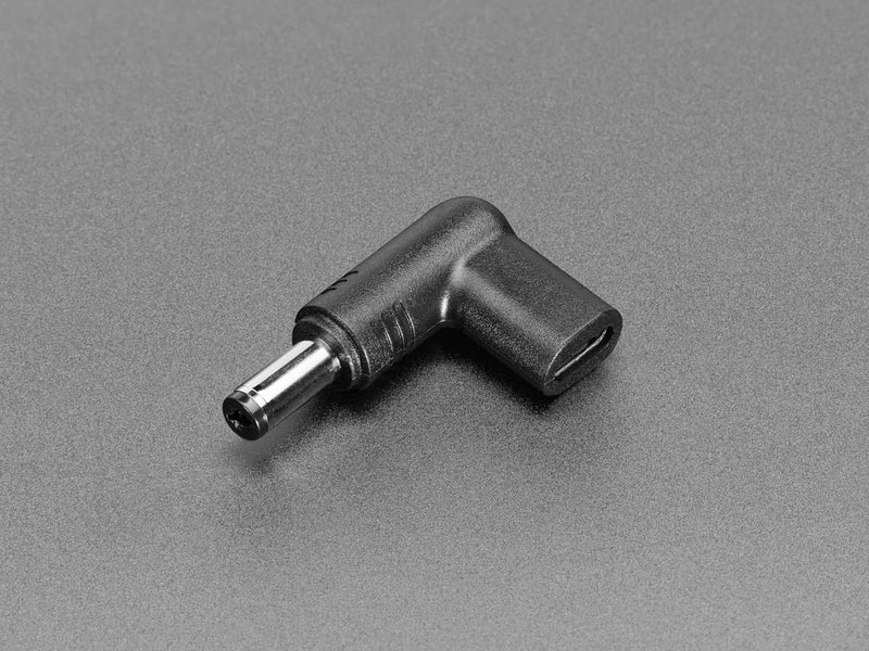 USB Type C PD to 5.5mm/2.1mm Barrel Jack Adapter - 5V