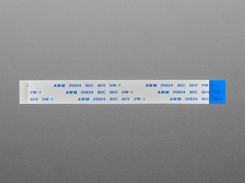 22-pin 0.5mm pitch FPC Flex Cable for DSI CSI or HSTX - 10cm