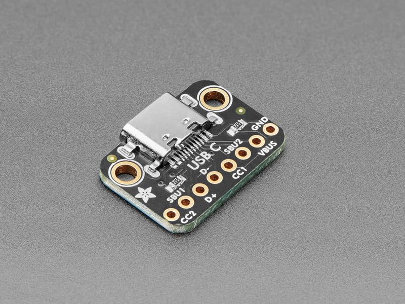 Adafruit Sunken USB Type C Breakout Board