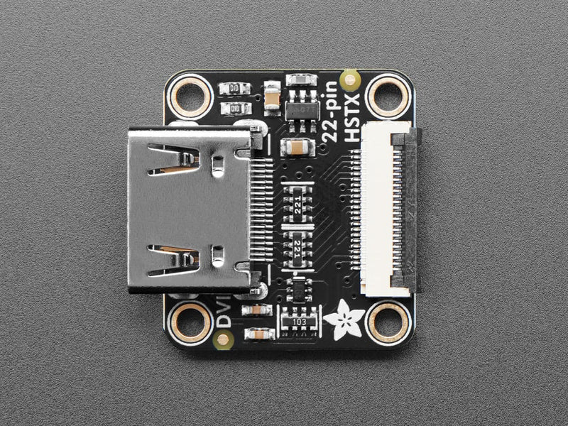 Adafruit RP2350 22-pin FPC HSTX to DVI Adapter for HDMI Displays