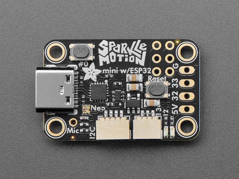 Mini Sparkle Motion - WLED-friendly ESP32 NeoPixel LED Driver