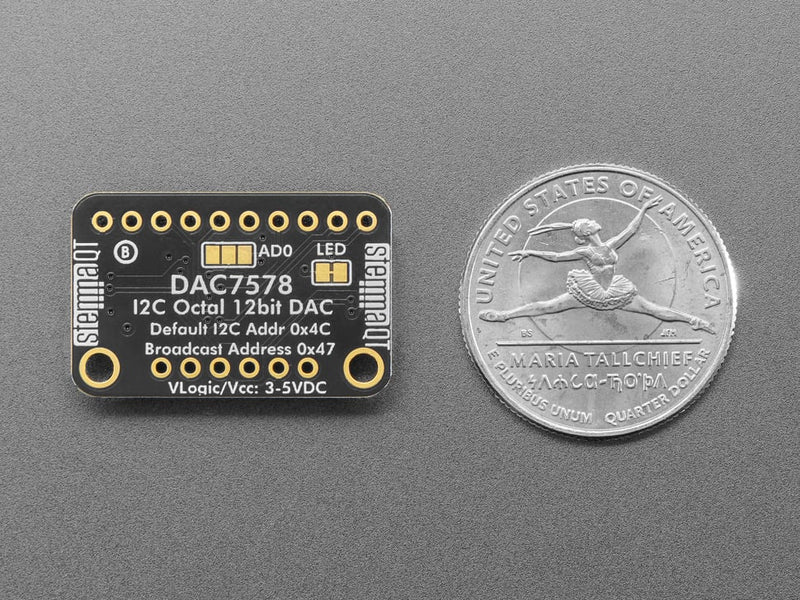 DAC7578 - 8 x Channel 12-bit I2C DAC