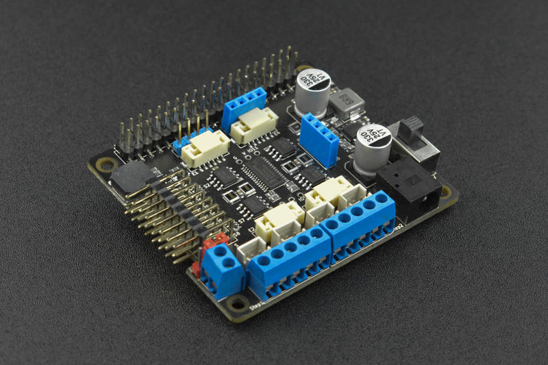 Raspberry Pi Motor Driving Expansion Board (Compatible with Raspberry Pi 4B / 3B+ / 3B / Zero)