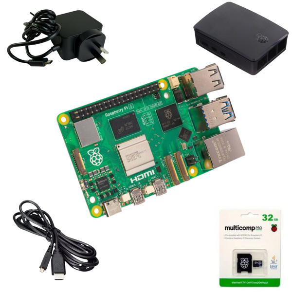 Raspberry Pi 5 2GB Starter Kit - Black