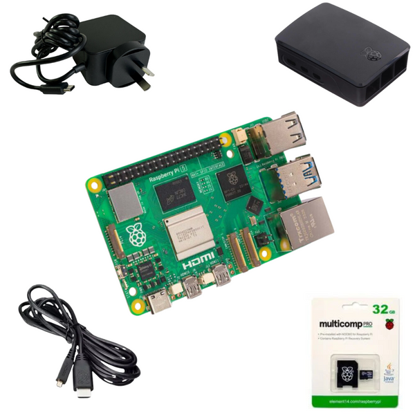 Raspberry Pi 5 8GB Starter Kit - Black