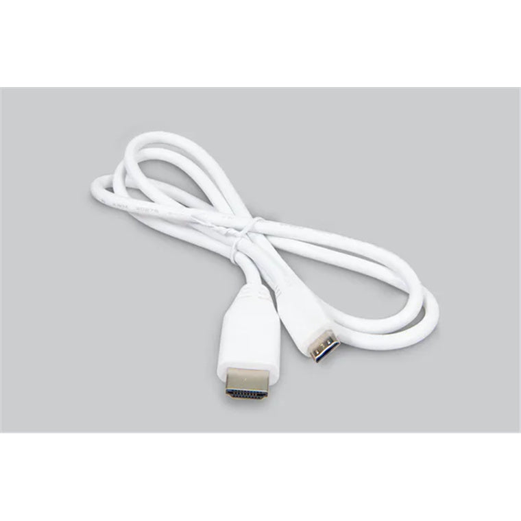 Official Raspberry Pi Standard HDMI to Mini HDMI Cable 1M White