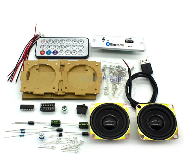 DIY Bluetooth Speaker Kit 2*3W Electronic Soldering Kit