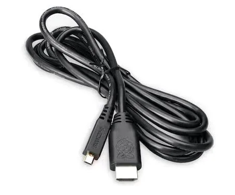 Raspberry Pi Micro HDMI To HDMI - 1m - Black