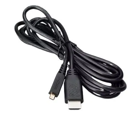 Raspberry Pi Micro HDMI To HDMI - 2m - Black