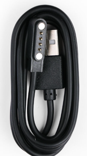 SenseCAP T1000 Magnetic USB Type-A to 4Pin Charging Cable - Black, 1000mm