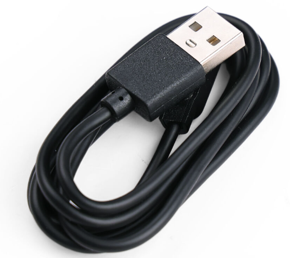 SenseCAP T1000 Magnetic USB Type-A to 4Pin Charging Cable - Black, 1000mm