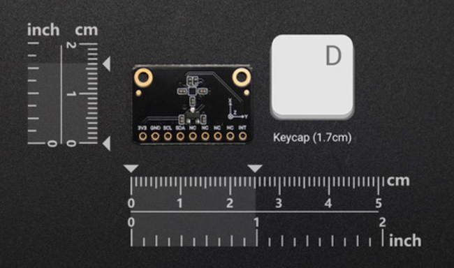 Fermion: BMM350 Triple-Axis Magnetometer Sensor for AR / VR (Breakout)