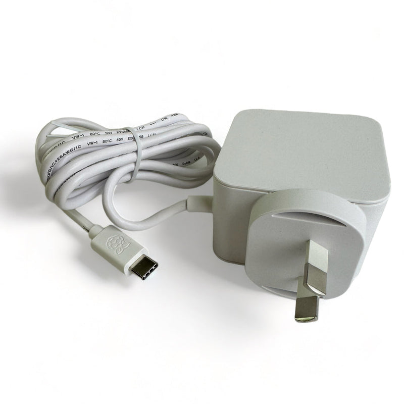 Raspberry Pi 27W USB-C Power Supply - White