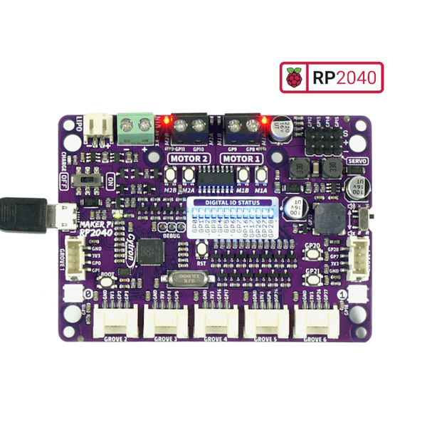 Maker Pi RP2040 : Simplifying Robotics with Raspberry Pi RP2040