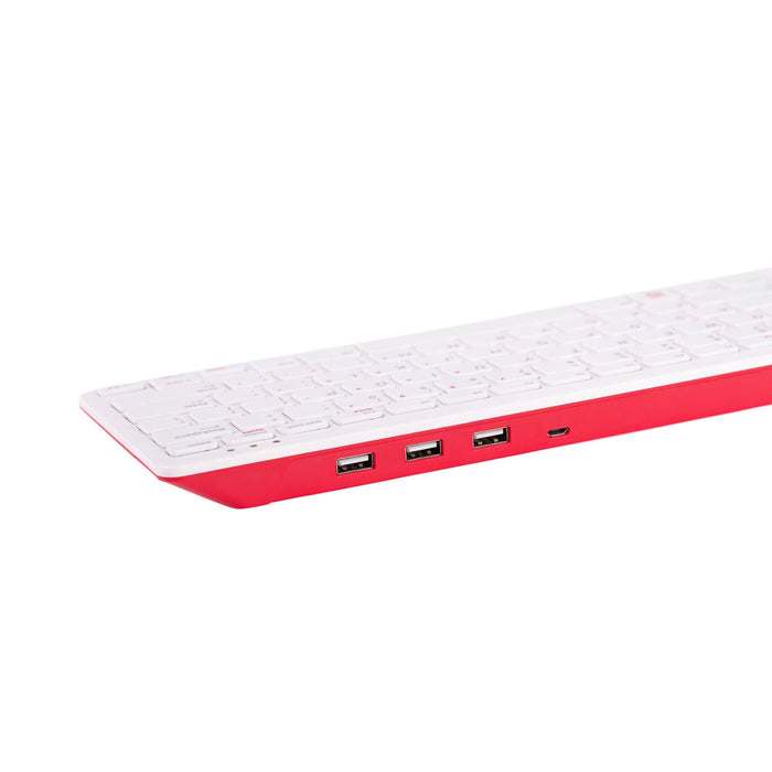 Raspberry Pi Keyboard - Red and White