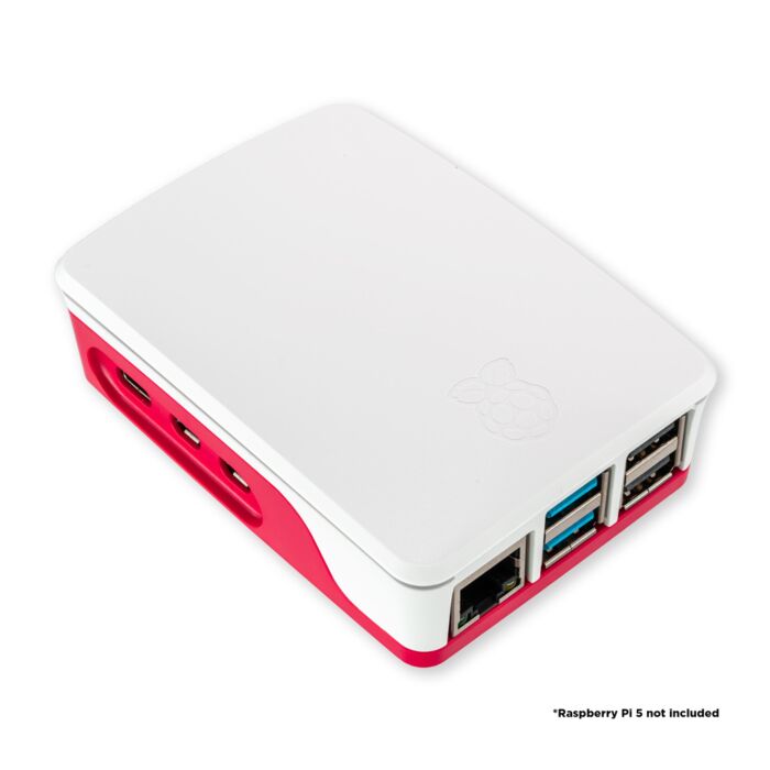 Raspberry Pi 5 Case - Red and White