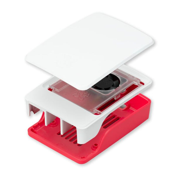 Raspberry Pi 5 Case - Red and White