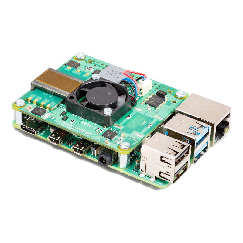 Raspberry Pi PoE+ HAT (Compatible with Raspberry Pi 4B / 3B+)