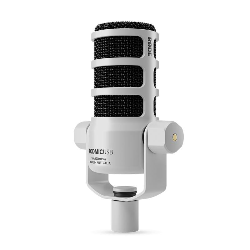 RODE PodMic Microphone USB - White