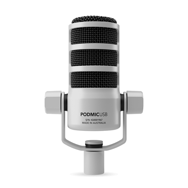 RODE PodMic Microphone USB - White