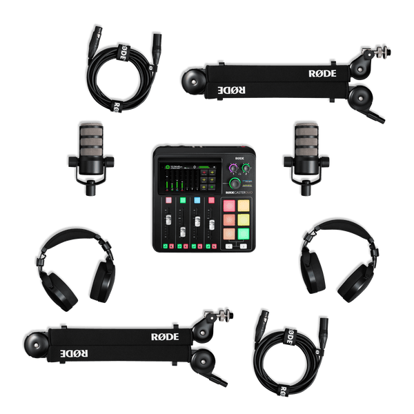 RODE Duo Podcast Kit - Black